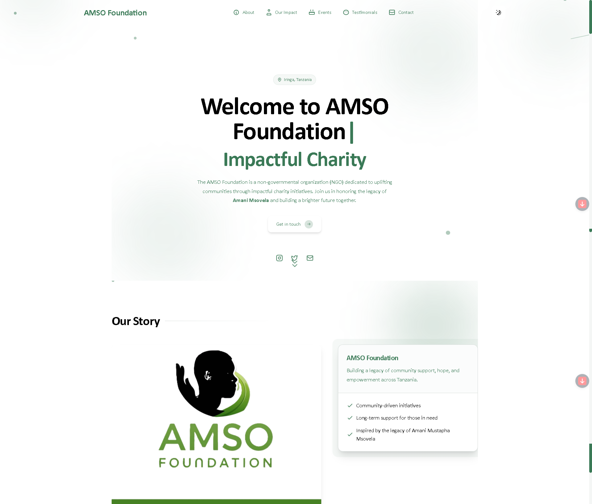 AMSO Foundation — Nonprofit digital platform